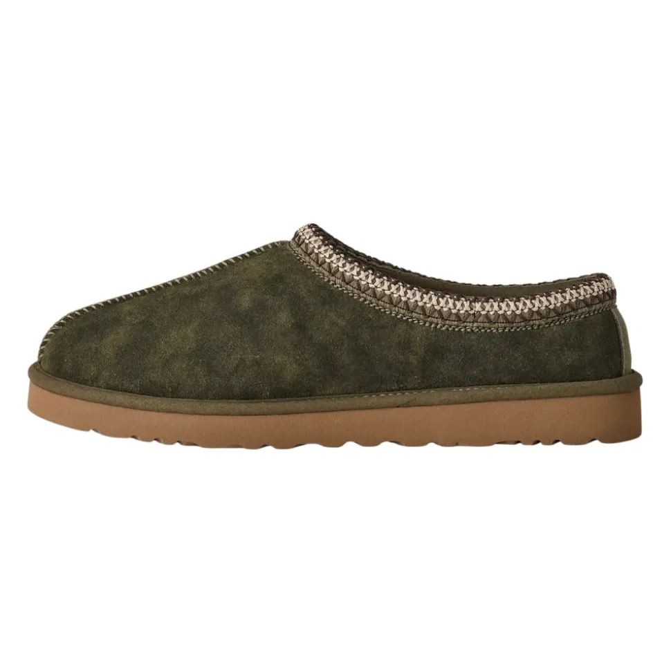 Comfortabele Suède Pantoffels in Burnt Olive