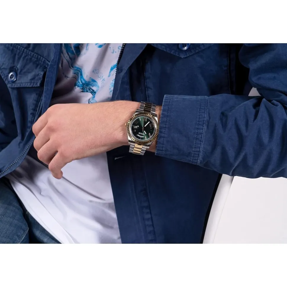Connoisseur roestvrijstalen horloge