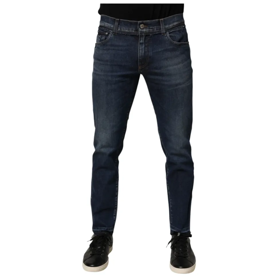 Cotton Stretch Skinny Jeans