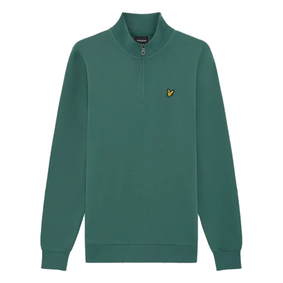 Cotton Loopback 1/4 Zip Sweatshirt