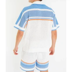 Cotton Tennis Crochet Shirt