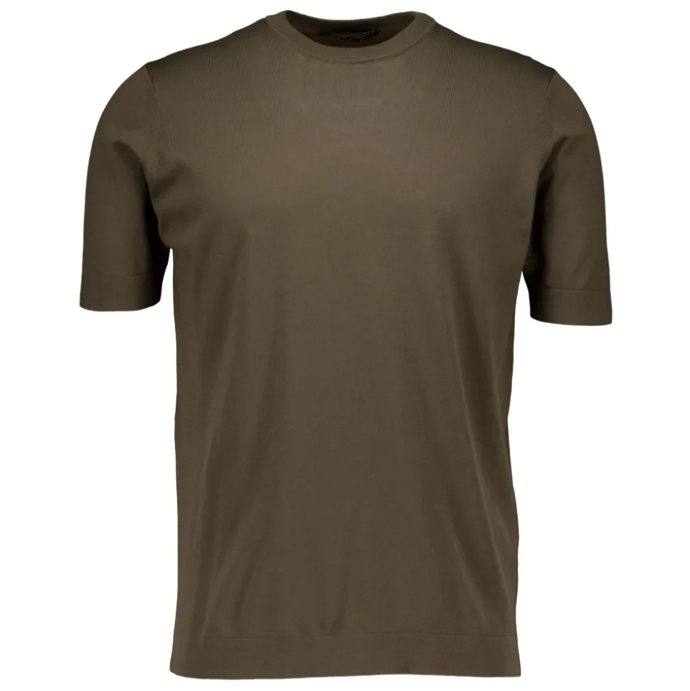 Crepe Katoenen T-Shirt