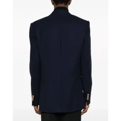 Double-Breasted Wollen Blazer