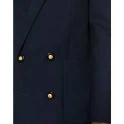 Double-Breasted Wollen Blazer