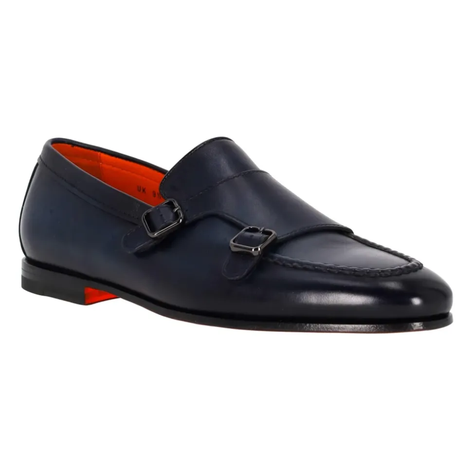 Double Monk Straps Loafer