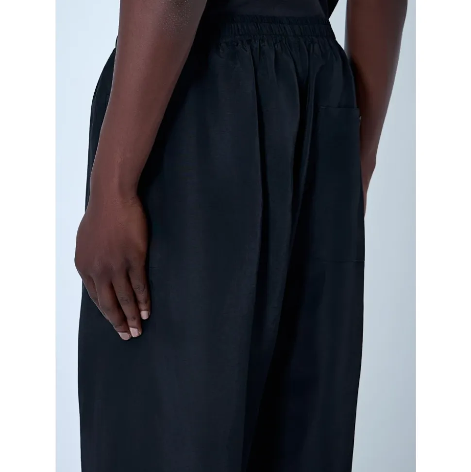 Drawstring Wide-Leg Broek