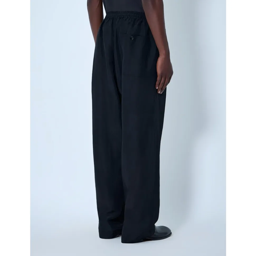 Drawstring Wide-Leg Broek