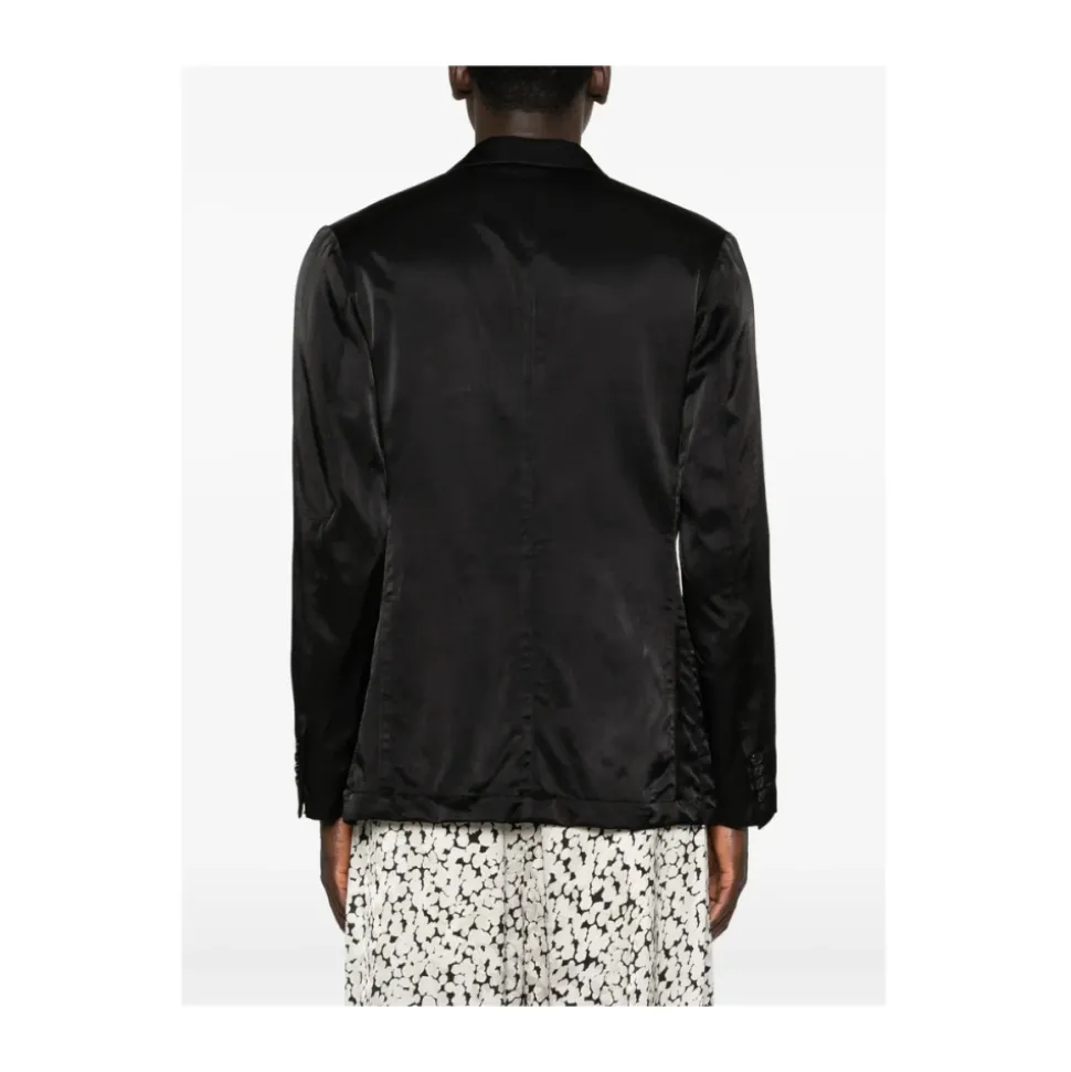 Dubbelrijige blazer met piek revers