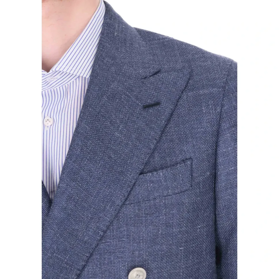 Dubbelrijige Tailored Woven Jas
