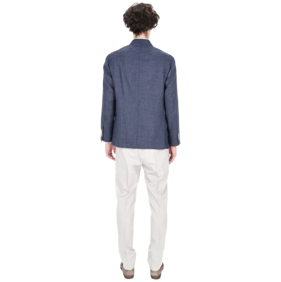 Dubbelrijige Tailored Woven Jas