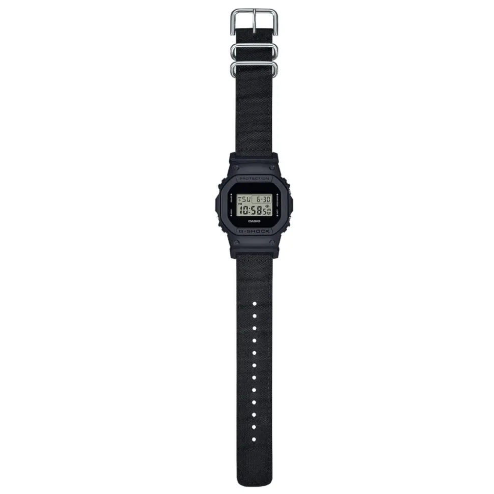 DW-5600BCE-1ER Klassiek Digitale Horloge met Cordura Band