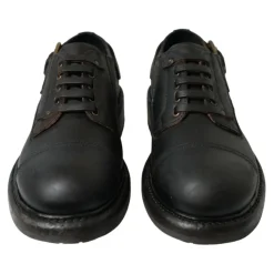 Elegante Heren Leren Derby Schoenen