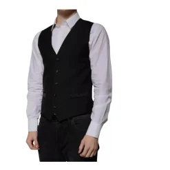 Elegante Zwarte Formele Vest