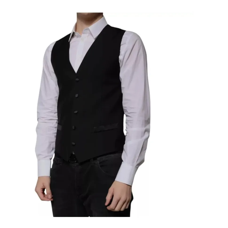 Elegante Zwarte Formele Vest