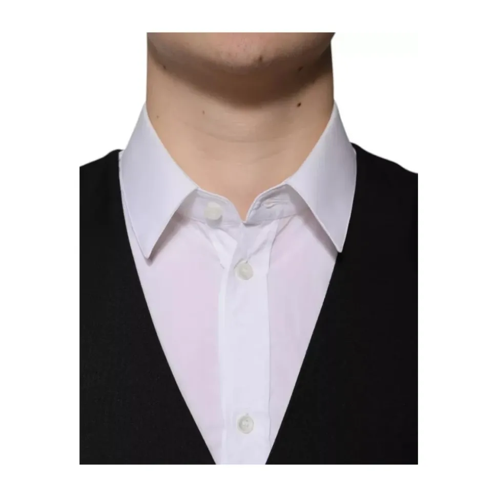 Elegante Zwarte Formele Vest