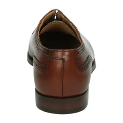 Elegante Cognac Leren Business Schoenen