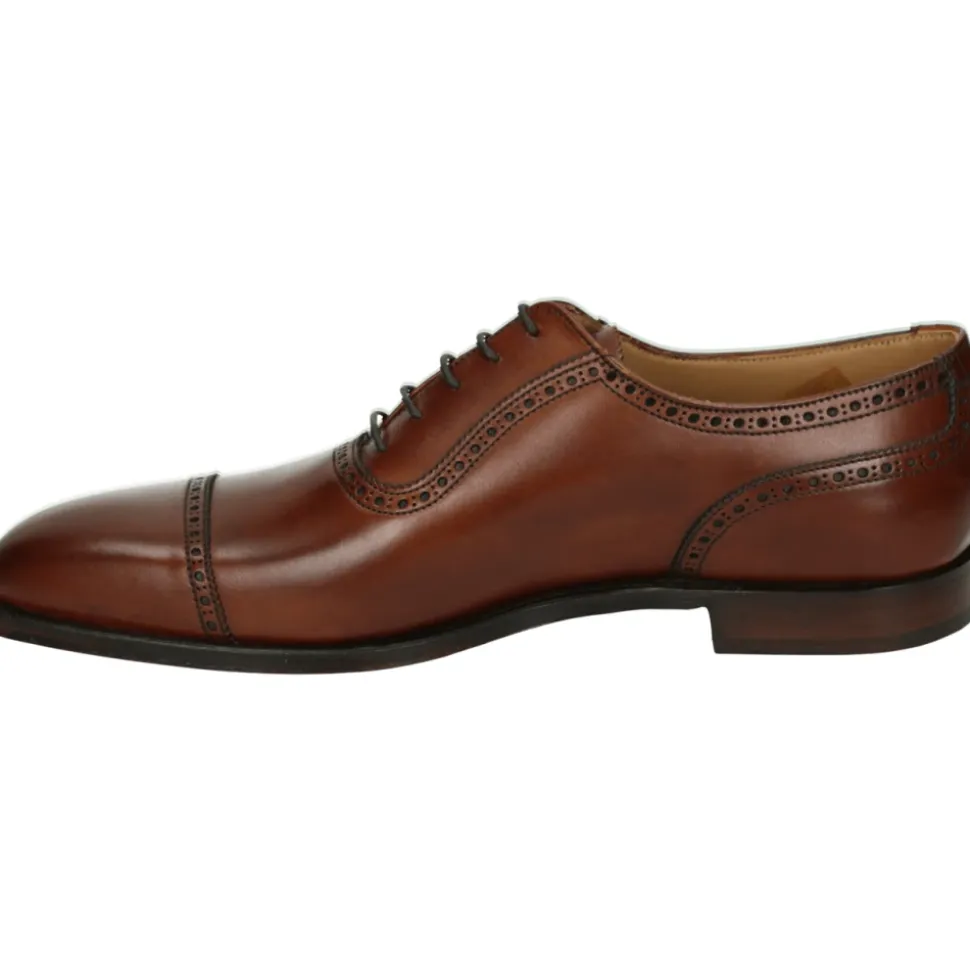 Elegante Cognac Leren Business Schoenen