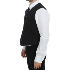 Elegante Zwarte Jurk Vest