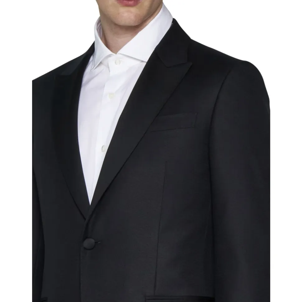Enkelrijig Wollen Kostuum