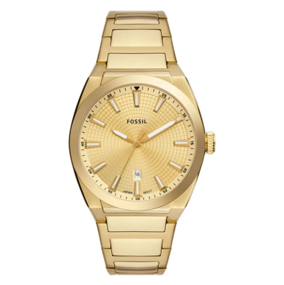 Everett Drie-Wijzer Datum Horloge