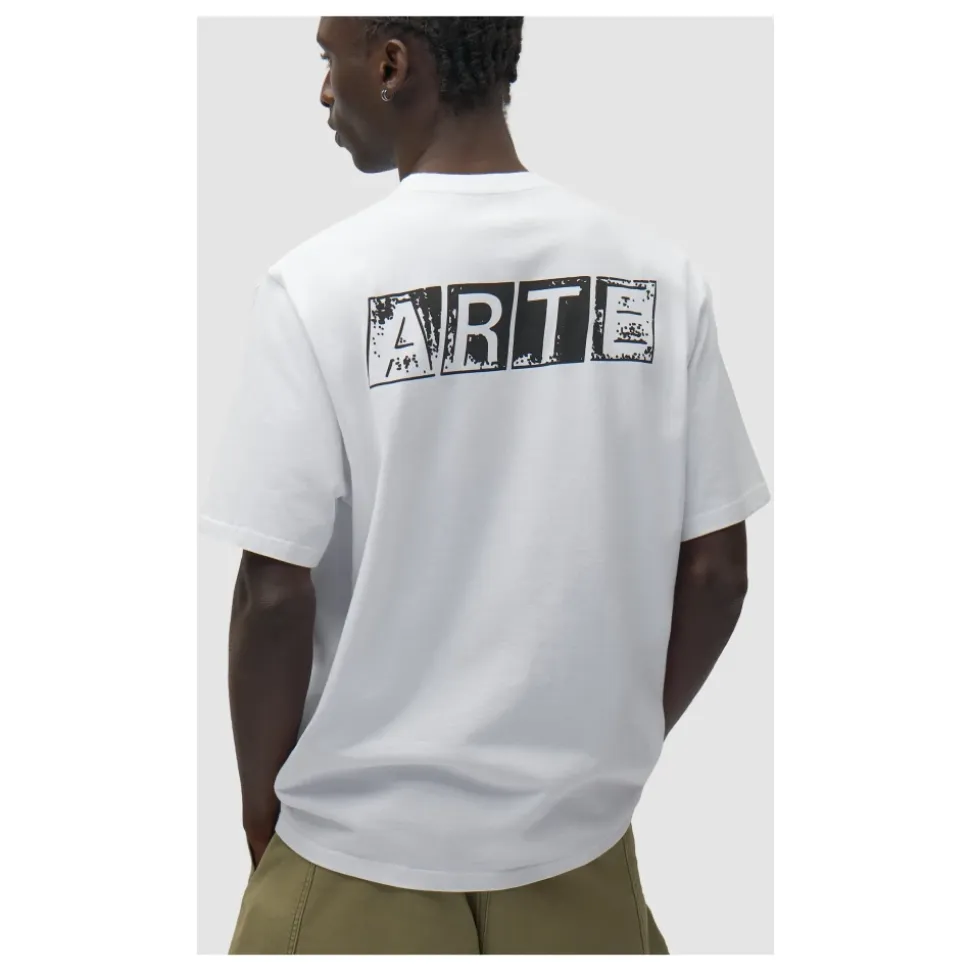 Faded Back Print T-shirt