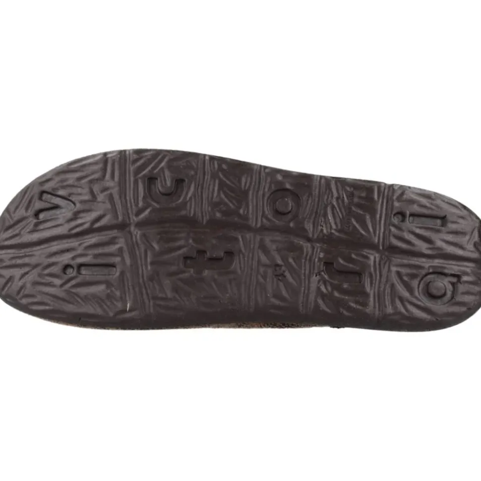 Faux Leather Comfort Slippers
