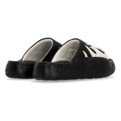 Flame Shape Slide Slippers Wit/Zwart