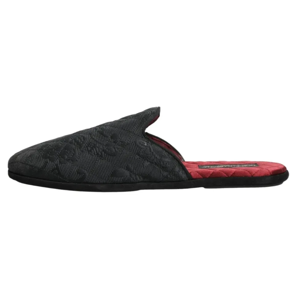 Floral Brocade Slides