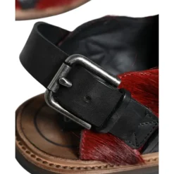 Gazelle Haar Leren Sandalen Schoenen