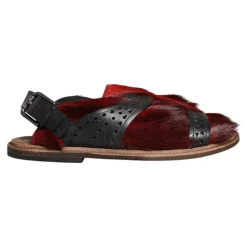Gazelle Haar Leren Sandalen Schoenen