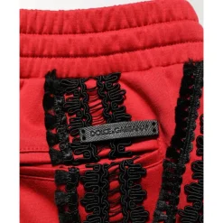 Geborduurde Casual Cropped Broek