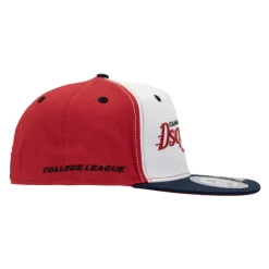 Geborduurde baseballpet met siliconen detail
