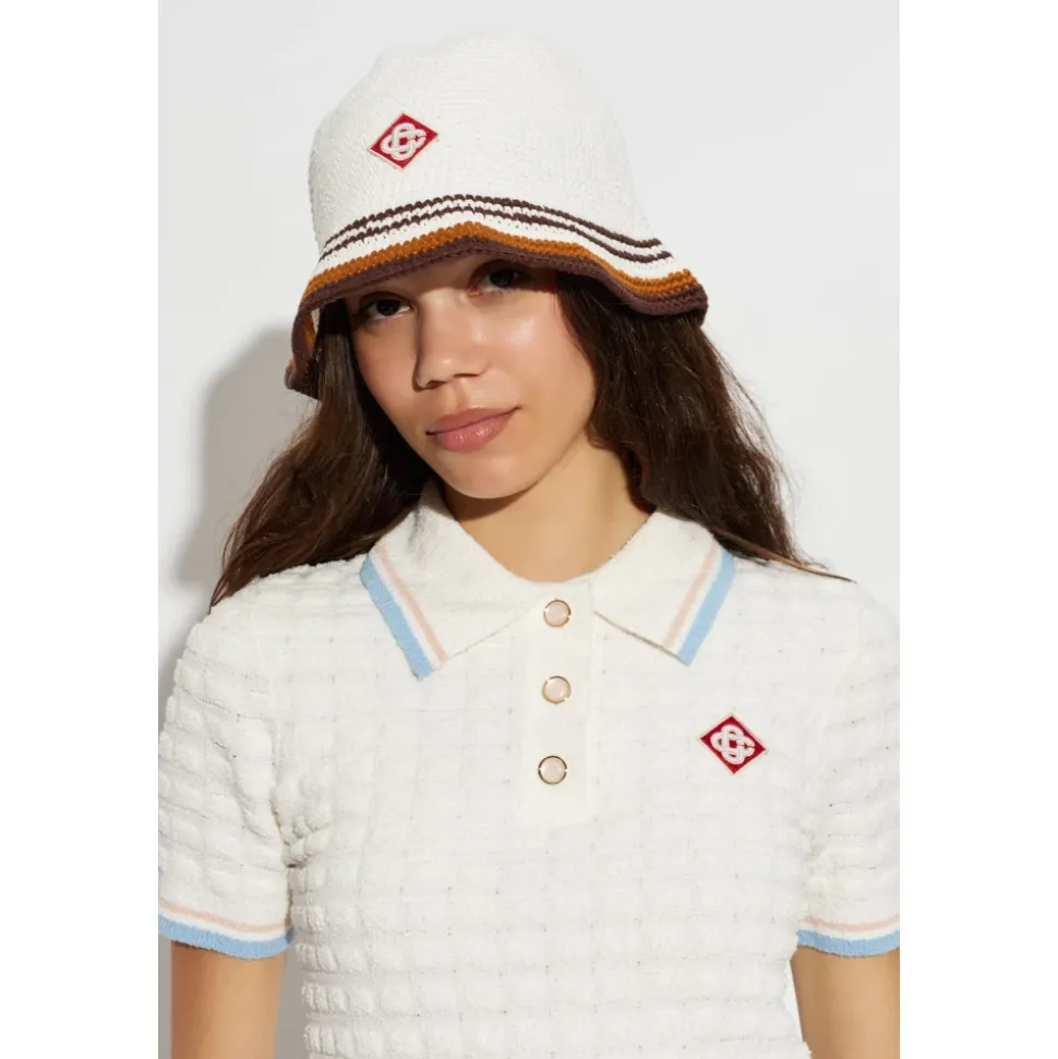 Gehaakte bucket hat