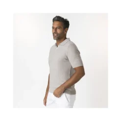 Gehaakte gebreide Skipper kraag polo
