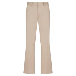 Geplooide Katoenen Gabardine Broek