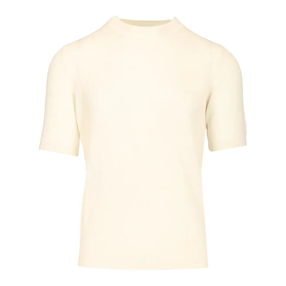 Geribbelde T-shirt