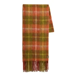 Geruite Mohair Wollen Sjaal