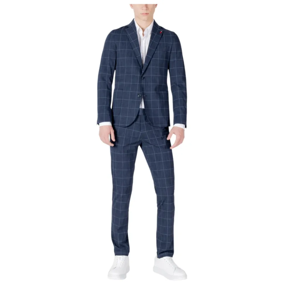 Geruite Suit met Reverskraag