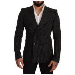 Gestreepte Peak Revers Blazer