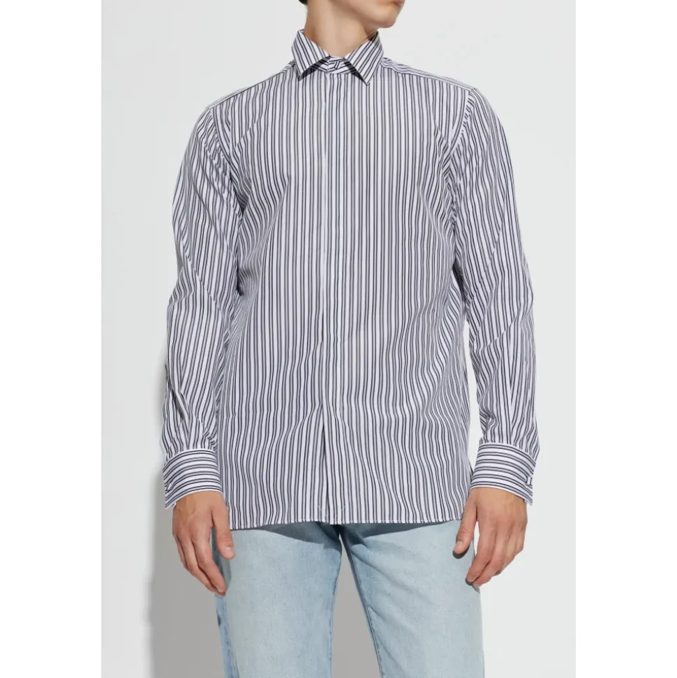 Gestreept Patroon Shirt