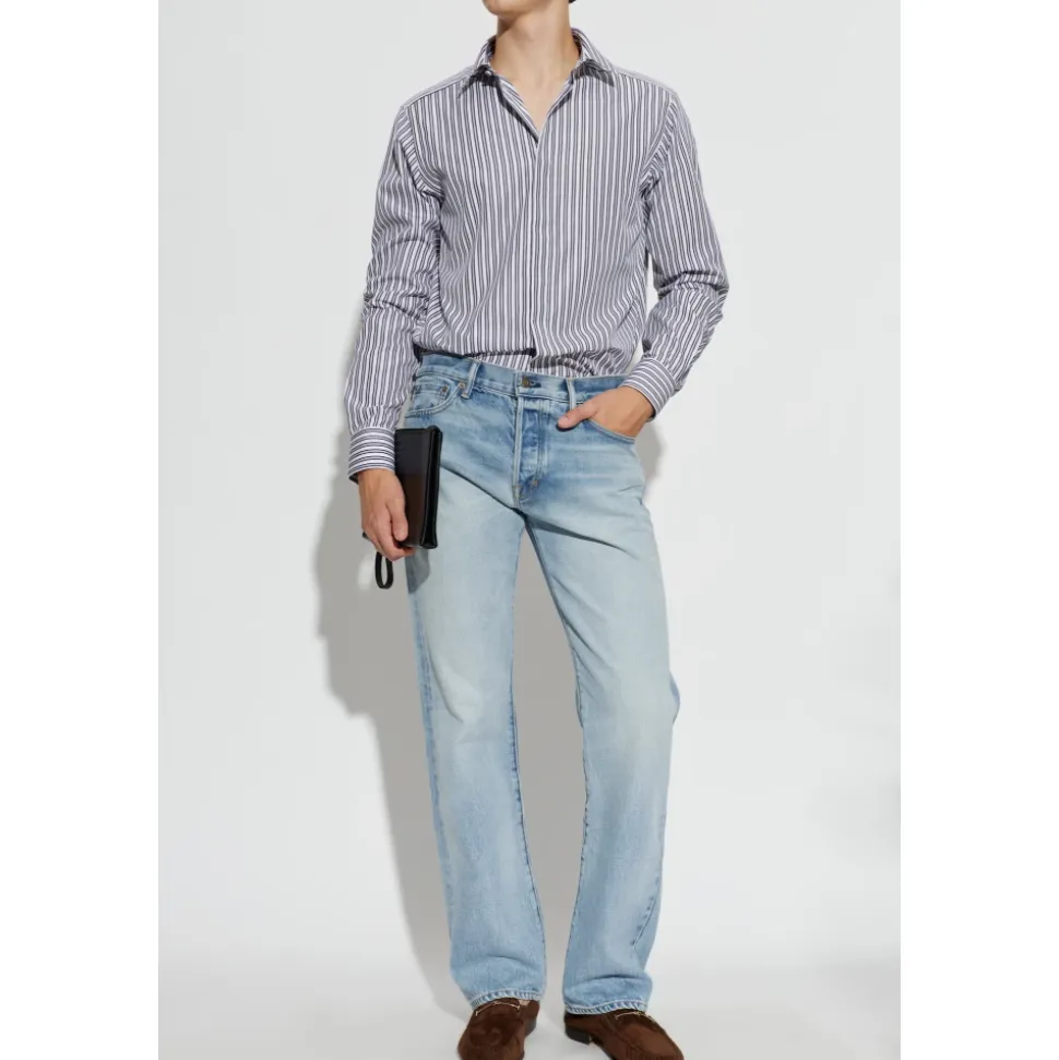 Gestreept Patroon Shirt
