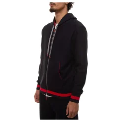 Gestructureerde katoenen tracksuit met logodetail