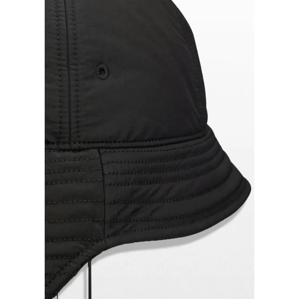 Gewatteerde bucket hat