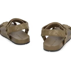 Geweven Leren Sandalen