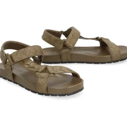 Geweven Leren Sandalen