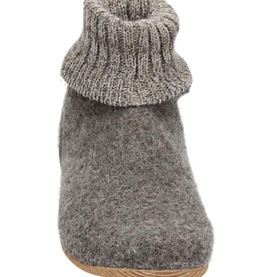 Gezellige Gesloten Pantoffels in Taupe