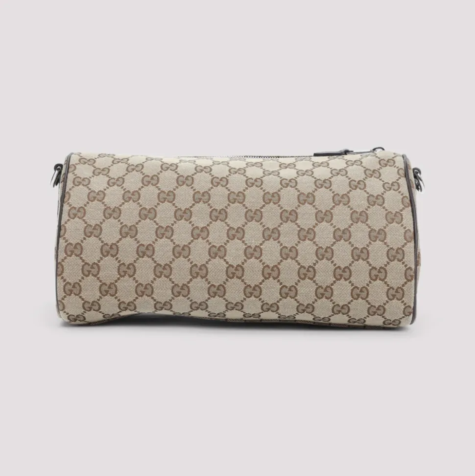 GG Canvas Small Cylinder Bag