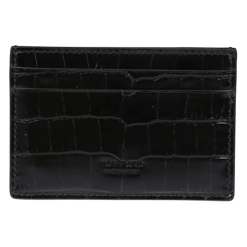 Glanzende Creditcardhouder met Krokodillenprint Exotic Line Classic