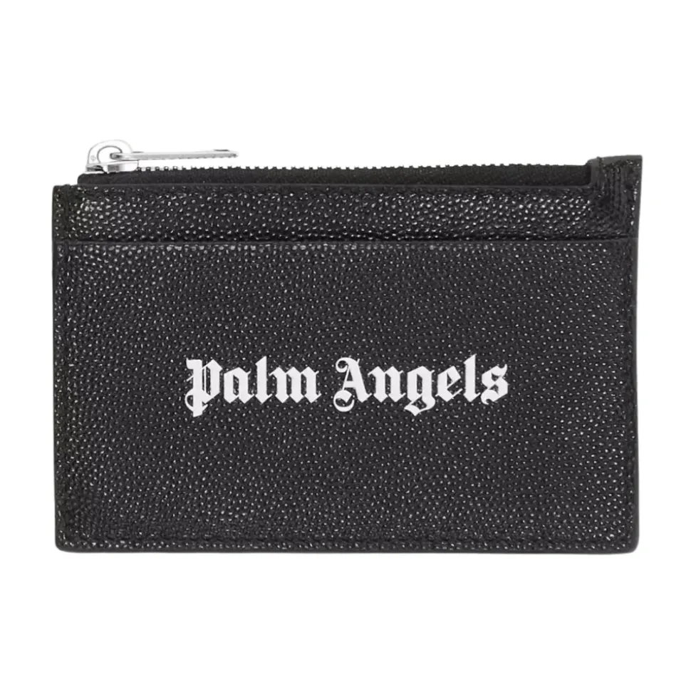 Gothic Logo-Print Cardholder met Rits