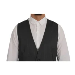 Grijs Katoen Rayon Vest